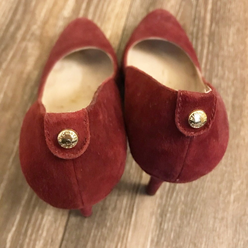 Red Michael Kors pumps
